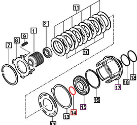 Mahindra Tractor PTO Clutch Seal 15642212090 Mahindra Direct Parts