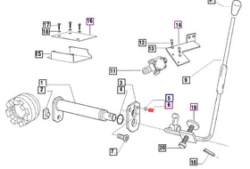 Mahindra Tractor PTO Lever Detent Spring 006500699C1 Mahindra