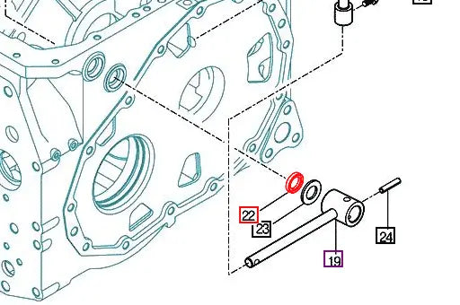 Mahindra Tractor PTO Lever Seal V7421203007 Mahindra Direct Parts
