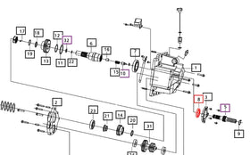 Mahindra Tractor PTO Oil Seal 006503522D91 Mahindra Direct Parts