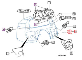 Mahindra Tractor PTO On / Off Control Switch 21124481000 Mahindra