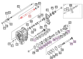 Mahindra Tractor PTO Shaft 19571277000 Mahindra Direct Parts