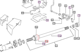 Mahindra Tractor PTO Shaft Bearing 000032176B12 Mahindra Direct Parts