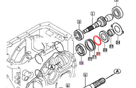 Mahindra Tractor PTO Snap Ring V7051400720 Mahindra Direct Parts