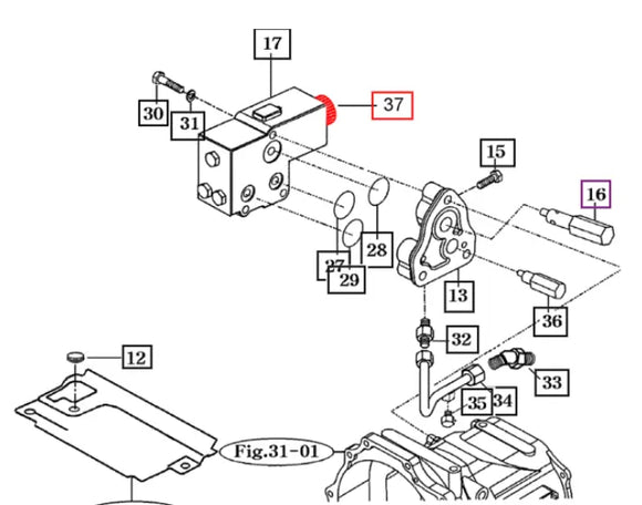 Mahindra Tractor PTO Solenoid 14465112290 Mahindra