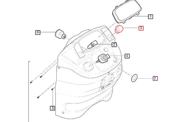 Mahindra Tractor PTO Switch 11106644000 Mahindra