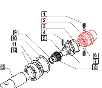 Mahindra Tractor PTO Synchro Clutch 006500677C1 Mahindra Direct Parts