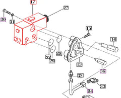 Mahindra Tractor PTO Valve 16605182000