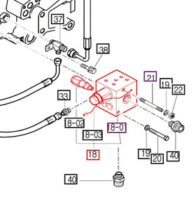 Mahindra Tractor PTO Valve 17975182001 Mahindra Direct Parts