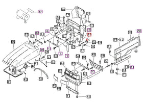 Mahindra Tractor Panel Hook 10322629001 Mahindra Direct Parts