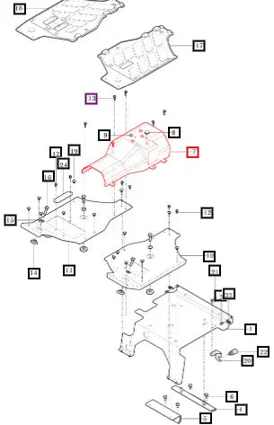 Mahindra Tractor Panel, Ctr/Floor 11106401400GB Mahindra Direct Parts