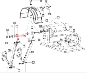 Mahindra Tractor Pc Lever 007600165D11 Mahindra Direct Parts