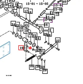Mahindra Tractor Pedal Bearing 14722310060 Mahindra Direct Parts