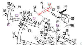 Mahindra Tractor Pedal Damper 14722312401 Mahindra Direct Parts