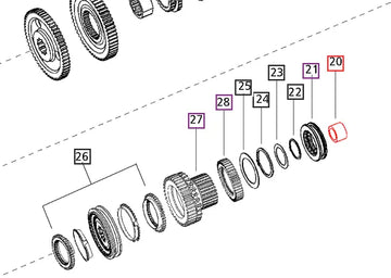Mahindra Tractor Pilot Bearing 005554802R91 Mahindra Direct Parts