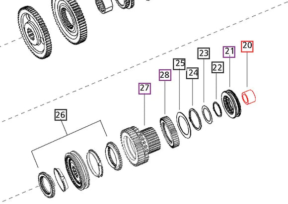 Mahindra Tractor Pilot Bearing 005554802R91 Mahindra Direct Parts