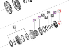 Mahindra Tractor Pilot Bearing 005554802R91