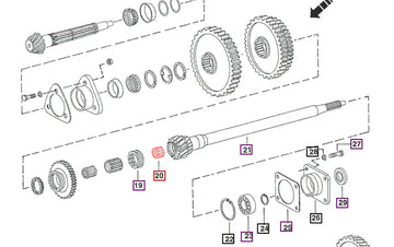 Mahindra Tractor Pilot Bearing 005554802R91 Mahindra Direct Parts
