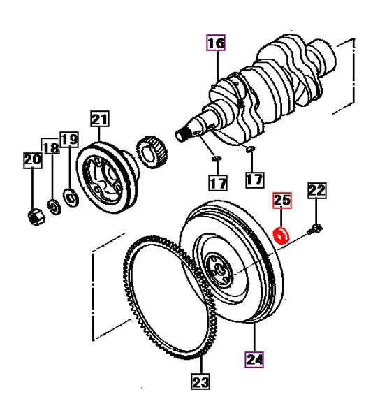 Mahindra Tractor Pilot Bearing 07500560024 Mahindra Direct Parts