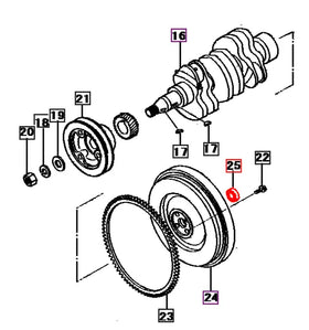 Mahindra Tractor Pilot Bearing 07500560024 Mahindra Direct Parts
