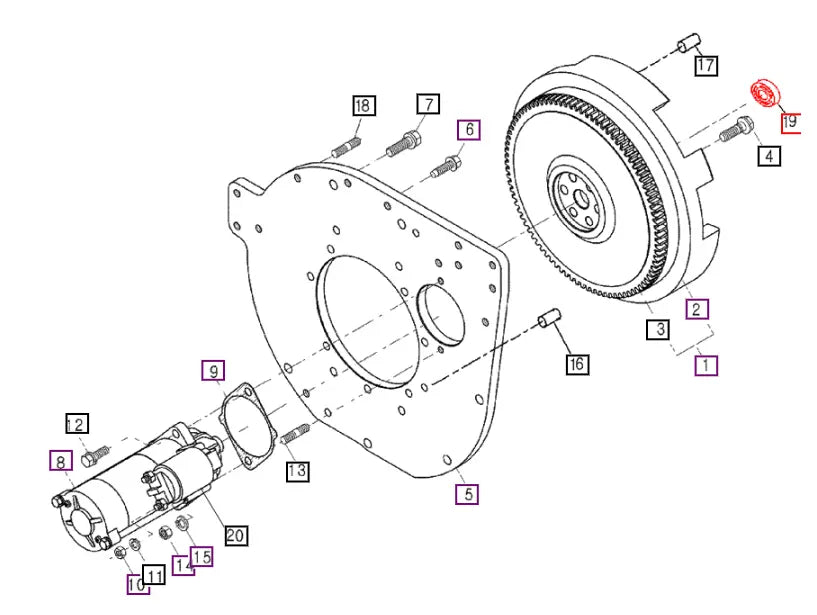 Mahindra Tractor Pilot Bearing 15001106804 Mahindra Direct Parts