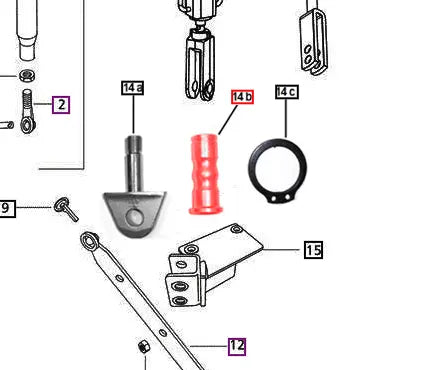 Mahindra Tractor Pin 005558117R1 Mahindra Direct Parts