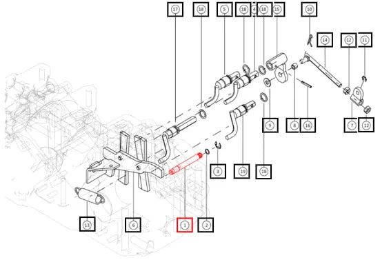 Mahindra Tractor Pin 007211286L1 Mahindra Direct Parts
