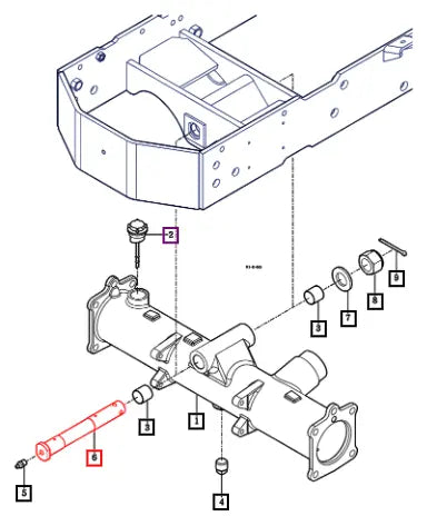 Mahindra Tractor Pin 11104072110 Mahindra Direct Parts