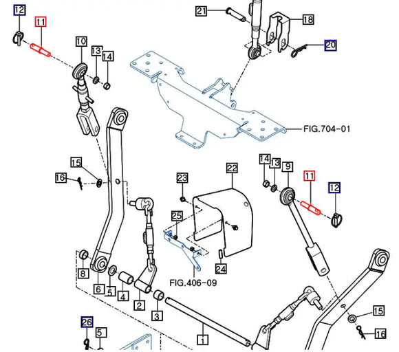 Mahindra Tractor Pin 11105200020 Mahindra