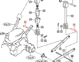 Mahindra Tractor Pin 16 x 51 15605260014 Mahindra