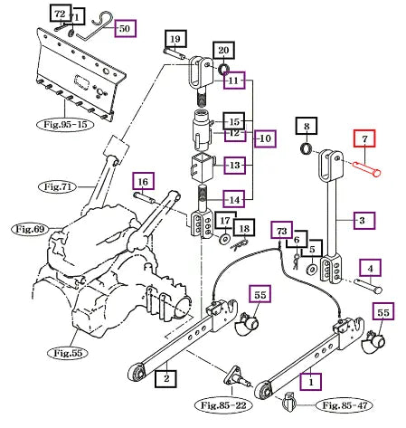 Mahindra Tractor Pin 16735243500 Mahindra Direct Parts