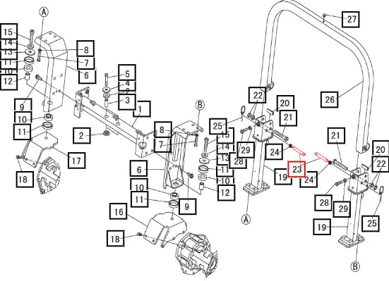 Mahindra Tractor Pin 19456525000 Mahindra Direct Parts