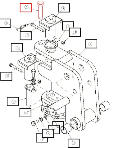 Mahindra Tractor Pin 25x75l ANSBSF40-0020 Mahindra Direct Parts