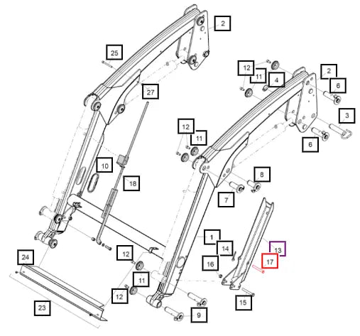 Mahindra Tractor Pin 5221559ALO Mahindra Direct Parts