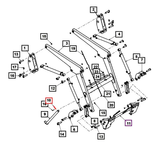 Mahindra Tractor Pin ANS2050C-5010 Mahindra Direct Parts