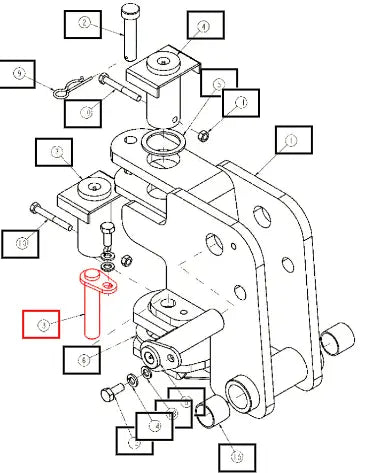 Mahindra Tractor Pin ANSBSF40-1700 Mahindra Direct Parts