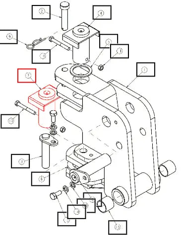 Mahindra Tractor Pin ANSBSF40-190A Mahindra Direct Parts