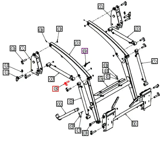 Mahindra Tractor Pin ANSP20E-0770 Mahindra Direct Parts