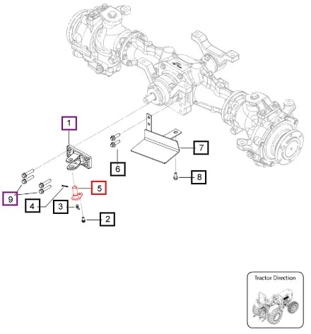 Mahindra Tractor Pin Assembly 008007971V11 Mahindra Direct Parts
