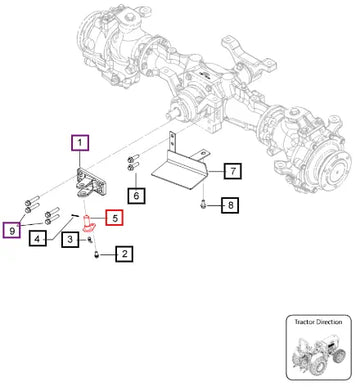 Mahindra Tractor Pin Assembly 008007971V11 Mahindra Direct Parts