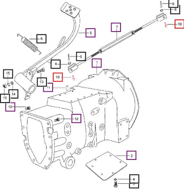 Mahindra Tractor Pin Clutch Link 000017091P03 Mahindra Direct Parts