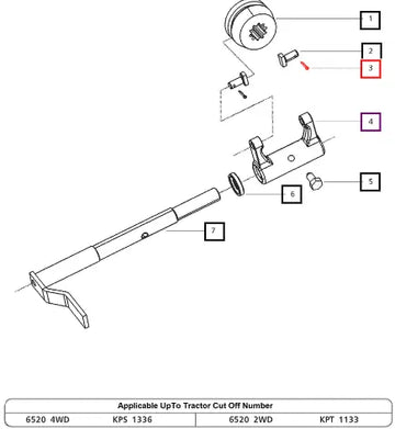Mahindra Tractor Pin Cotter 2.5 X 15 000013269P04 Mahindra Direct Parts