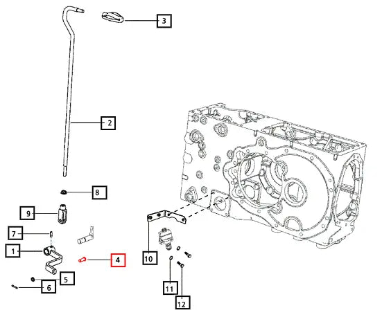 Mahindra Tractor Pin Dia 10 E007603116D1 Mahindra Direct Parts