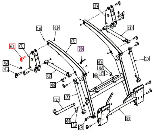 Mahindra Tractor Pin Dia 12 ANSP20E-0990 Mahindra Direct Parts