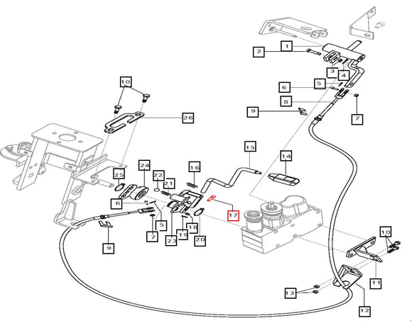 Mahindra Tractor Pin Diameter 8 000017230P03 Mahindra Direct Parts
