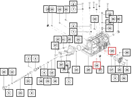 Mahindra Tractor Pin Dowel 10x20 SF0905061 Mahindra Direct Parts