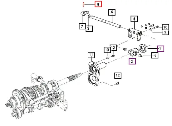 Mahindra Tractor Pin Dowel Roll Spring M8 X 40 000012282P04 Mahindra Direct Parts