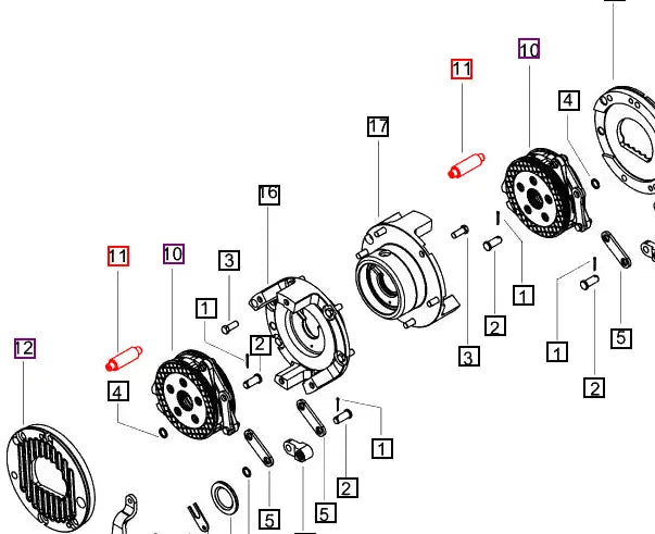 (Limited Availability) Mahindra Tractor Pin For Brake 006505839D1 ...