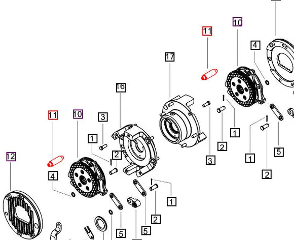 Mahindra Tractor Pin For Brake 006505839D1 Mahindra Direct Parts
