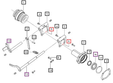 Mahindra Tractor Pin For Fork 006505843D1 Mahindra Direct Parts